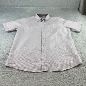 Nick Graham Everywhere Mens XL Modern Fit Short Sleeve Button Down Shirt Print